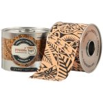 Dynamic Tape 5см x 5м, Бежевый с черным тату