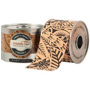 Dynamic Tape 5см x 5м, Бежевый с черным тату