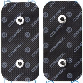 Электроды для ЭМС Compex Easysnap Perfomace, 5х10 см (2 клипсы)
