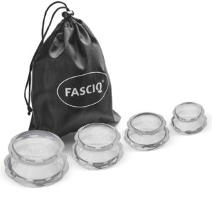 Набор из 4 прозрачных силиконовых банок для массажа FASCIQ добавлен в список избранного