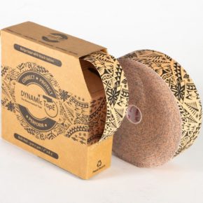 Dynamic Tape 5см x 31м, Бежевый с черным тату
